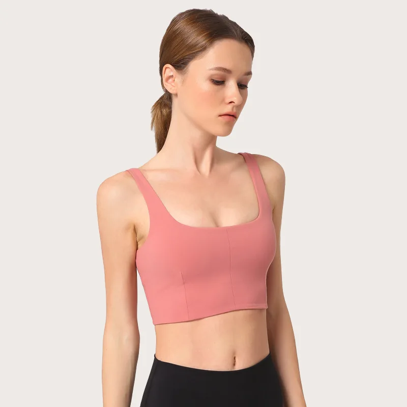 

2021 Women Push Up Sports Bra pad White Workout Sport Top Crop High Impact Fitness Wear for Yoga Gym Brassiere Sports wear