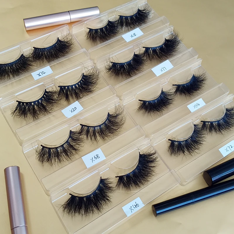 

Maynice 3D Mink 25mm Eyelashes With Private Label Custom mink lashes Packaging box, Natural black