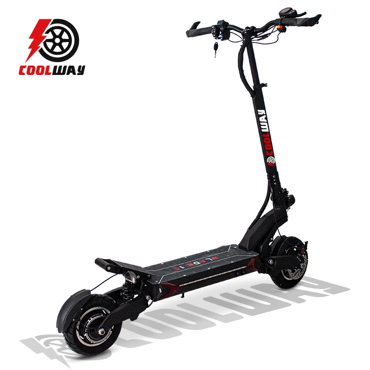 

High quality Blade 10 singel/dual 1200W motor 10 inch fast foldable high speed electric kick scooter adult