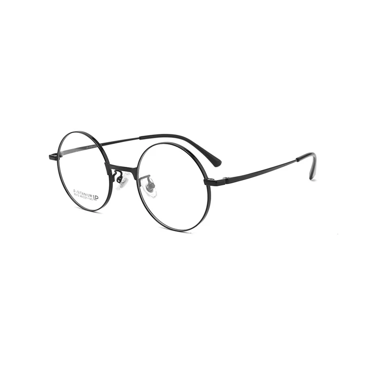 

2021 New Style Men Titanium Optical Glasses Frame Round Glasses For Women