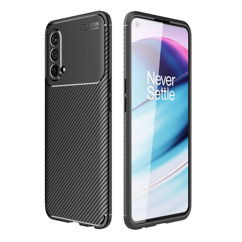 

Soft Silicone Auto Focus Carbon Fiber TPU Case Business Phone Cases For OnePlus Nord CE 5G N200 N10 9Pro