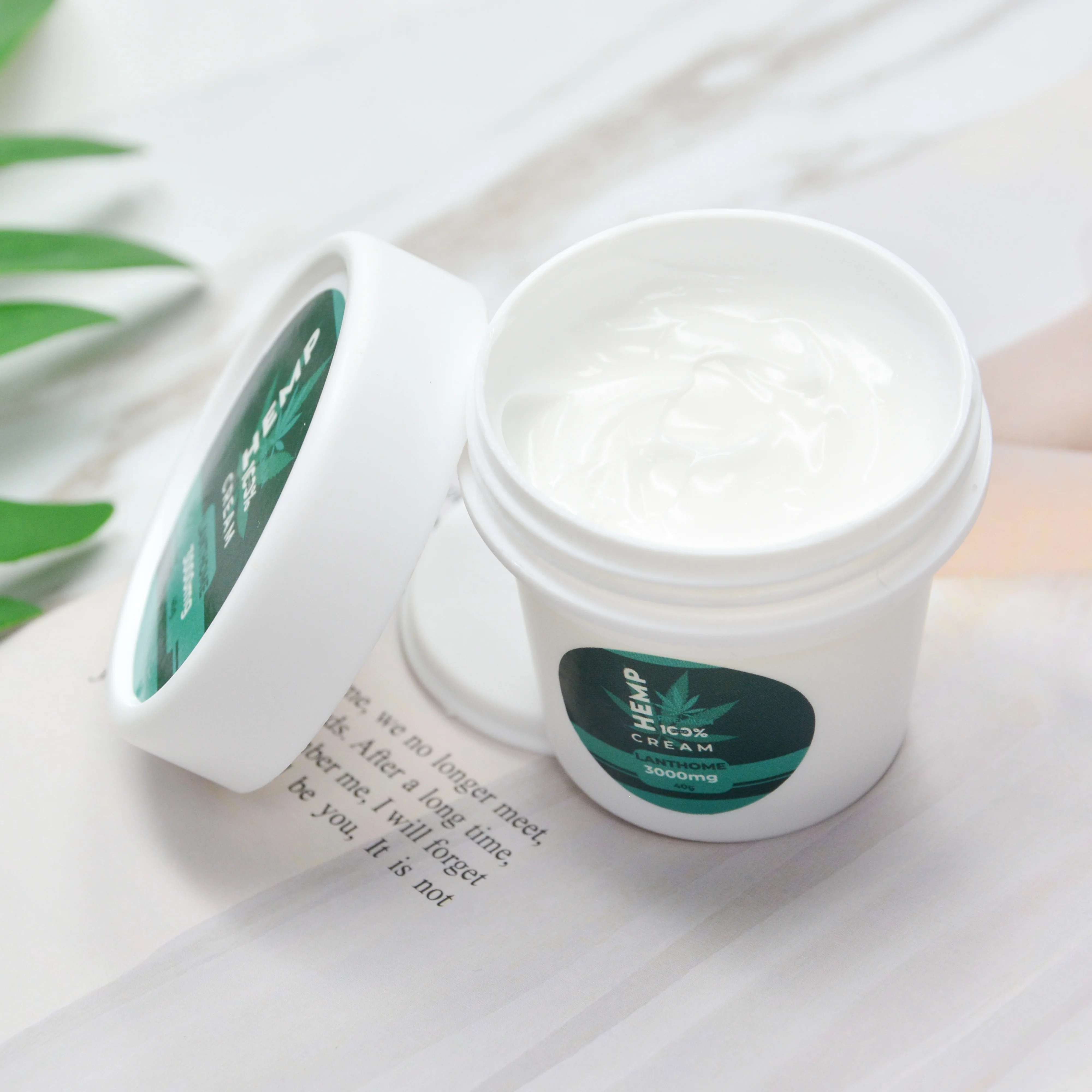 

Private Label Skin Care Anti Acne Hydrating Moisturizing 3000mg Hemp Oil Face Cream for Pain Relief