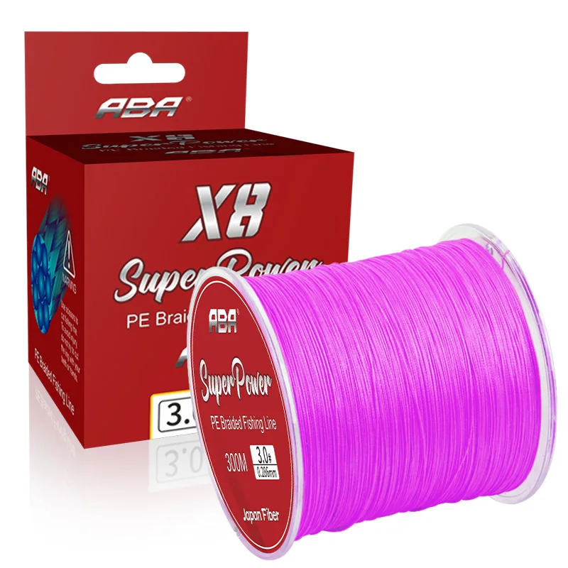 

High Quality Wholesale 8 strand pe Multifilament braided fishing tackle lines, Green,gray,yellow,blue,pink,multi