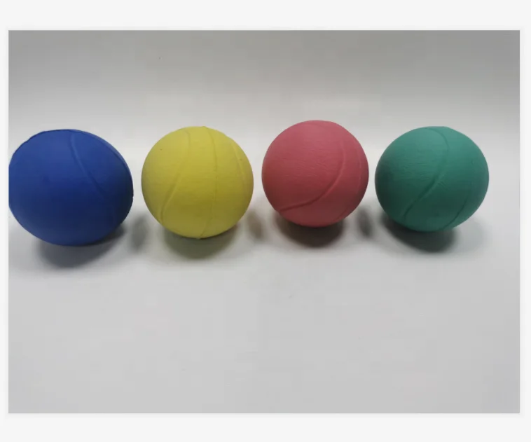 

Various Colours Natural Rubber Sponge ,Rubber Bouncy Ball,soft ball educational toys, Customized color