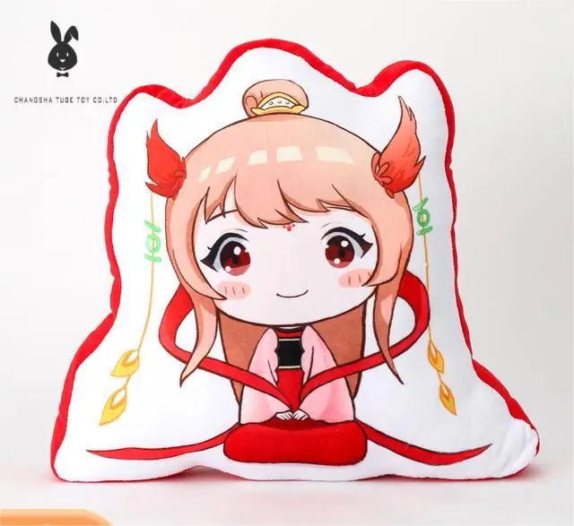 

Manufacture customize plush pillow plush logo custom throw pillow anime pillow small moq wholesaler