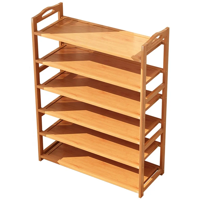 
Haichuan New style 1 tier 2 tier 3tier bamboo shoe rack medium natural on sale from China factory with low price 