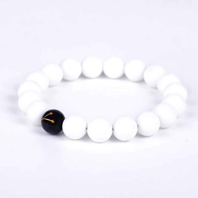 

Trade Insurance Beads High Grade Natural Stone Zodiac Bracelets Wholesale