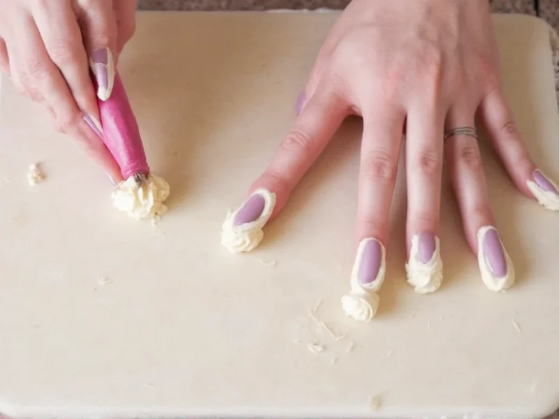 Professional piping techniques with buttercream