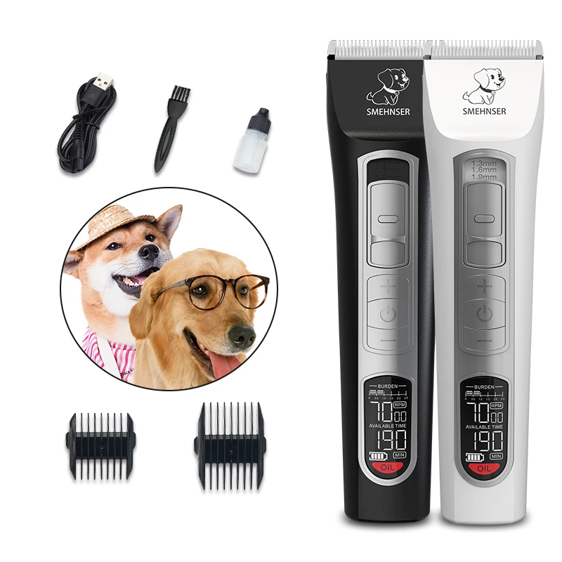 

Professional pet hair shaver charging electric clipper hairdressing scissors dog push hair scissors large dog hair shaver new