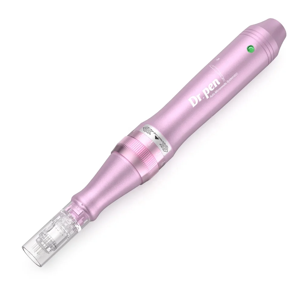 

Rose gold Dr pen M7w electric microneedling pen medical grade 1 3 7 9 12 24 36 42 nano needles wireless derma pen ultima m7