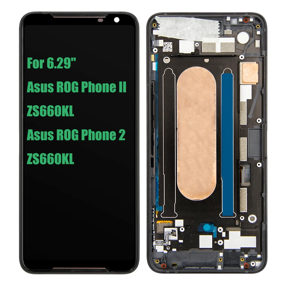 

Wholesale For ASUS ROG Phone II ZS660KL LCD Display Touch Screen Digitizer Assembly Replacement For ASUS ZS660KL LCD Screen