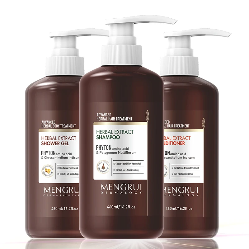 

luxury korea 2021 COSMETIC AWARD natural plant extract shampoo conditioner care set