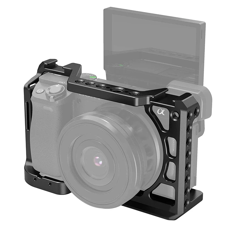 

China Customized for A6000, A6100, A6300, A6400, A6500 Laminating Slr Camera Frame Camera Frame Rabbit Cage Camera