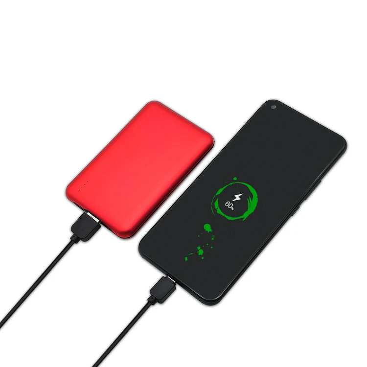 

PD QC Mini Fast Charging USB-C 18W High Quality 15MM Slim Metal 10000mAh Power Bank, Black&green&gary&red&blue
