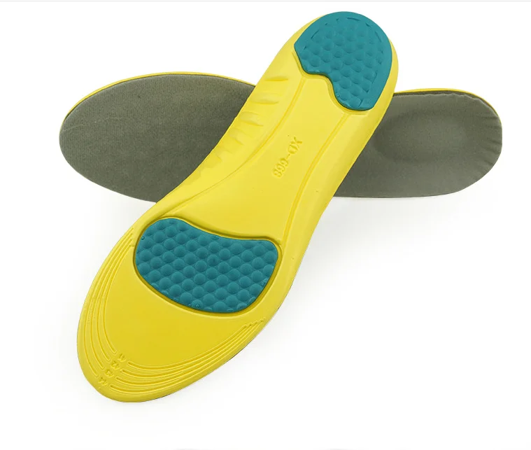 

Footcare soft memory foam gel insoles with arch support for shoes, Black /grey