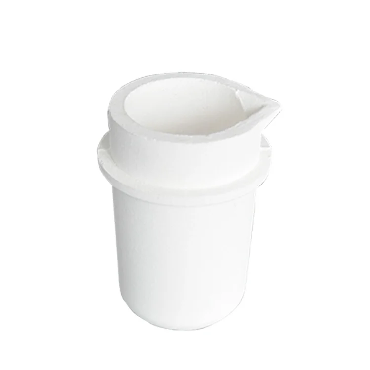 High Temperature Resistance 4KG Gold Capacity Alumina Ceramic Crucible for Melting Precious Metal for Jewelry Tools