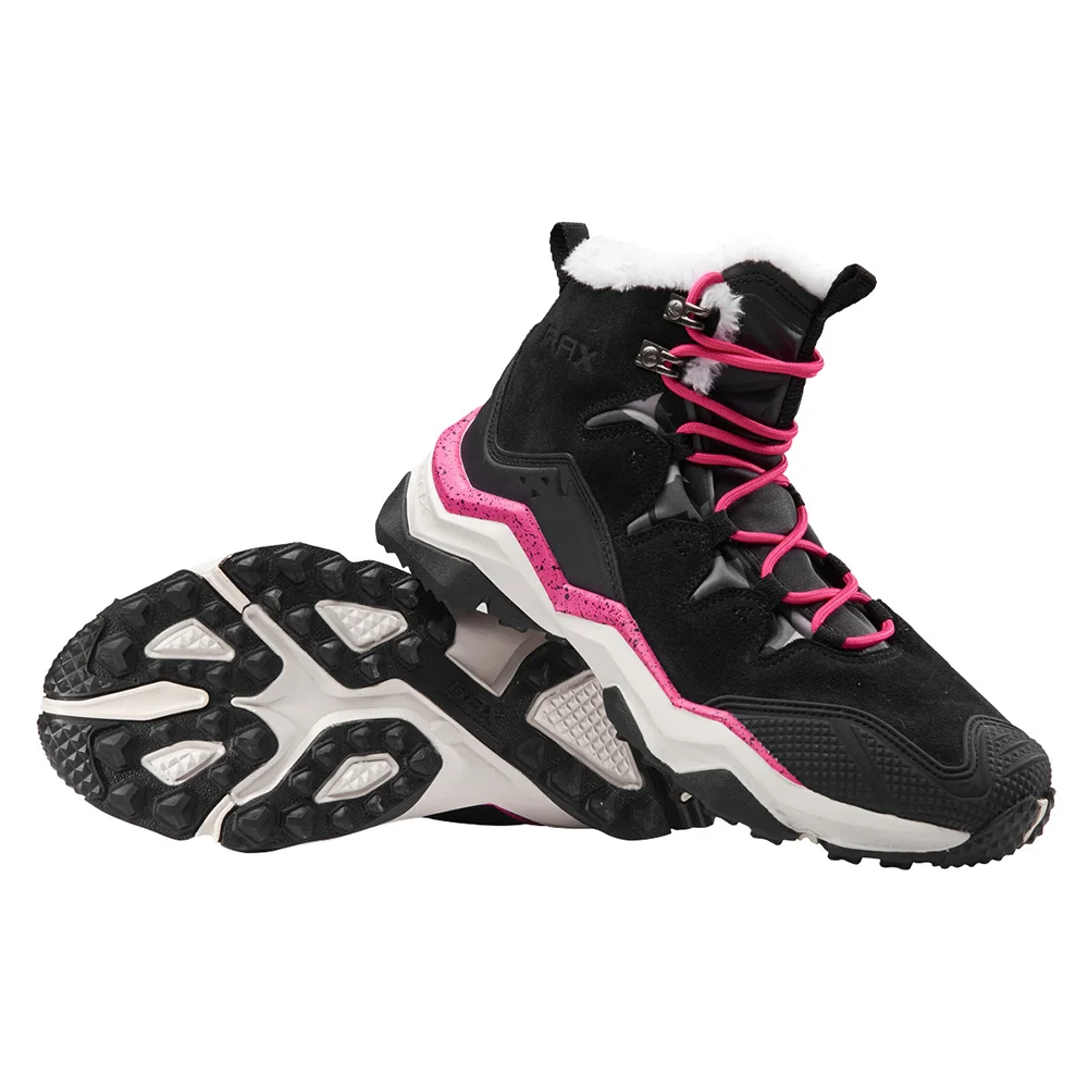 
RAX Women Hiking Boots Keep Warm Backpacking Shoes Anti Slip Outdoor Walking Camping Boot 