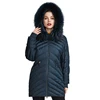 MIEGOFCE Specializing Production Jackets Splicing Sleeves Zipper Pockets Loose High Quality Fur Collar Women's Parka With Fur