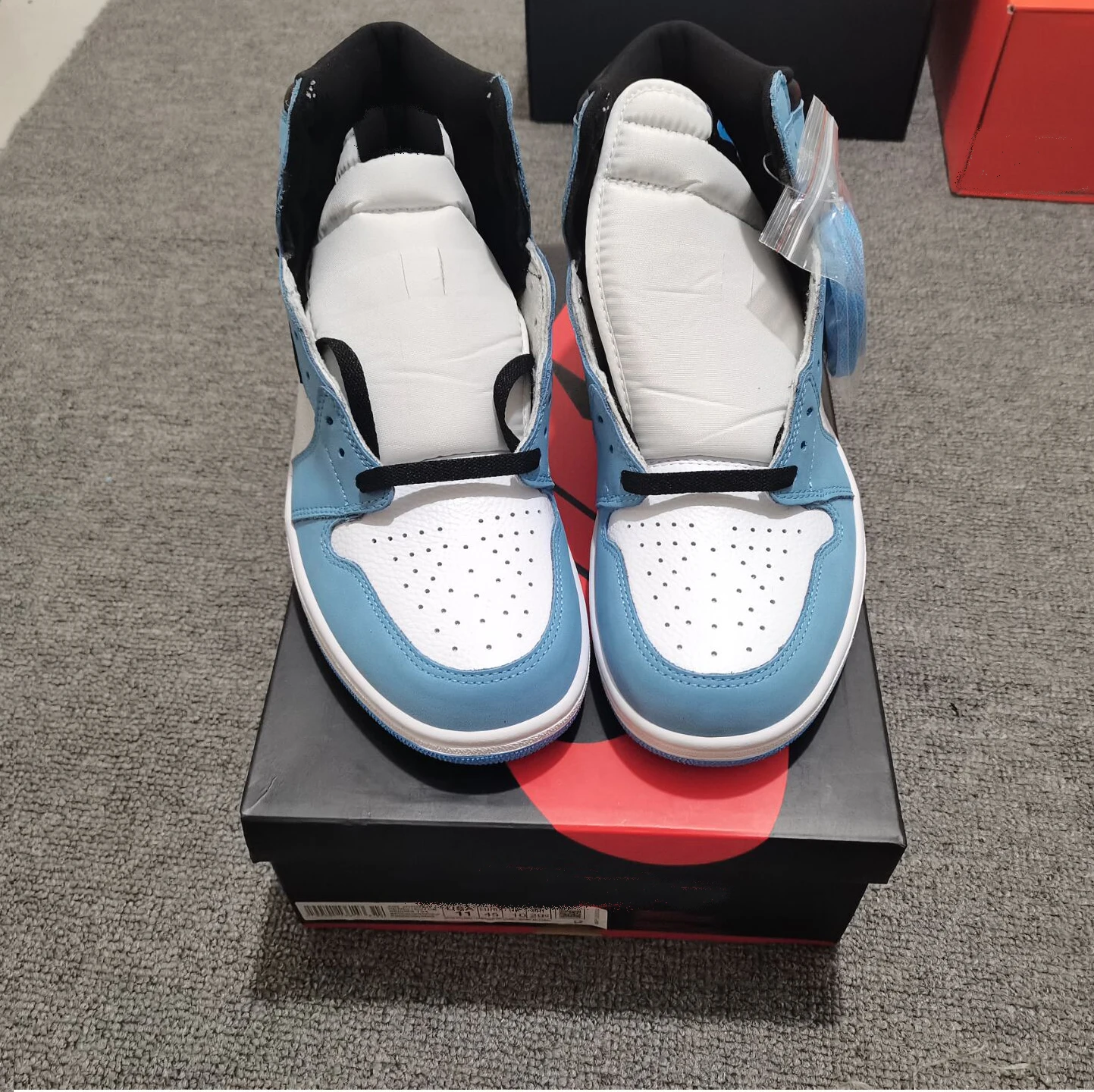 

2021 Newest Shoes Air 1 Retro High White University Blue Black
