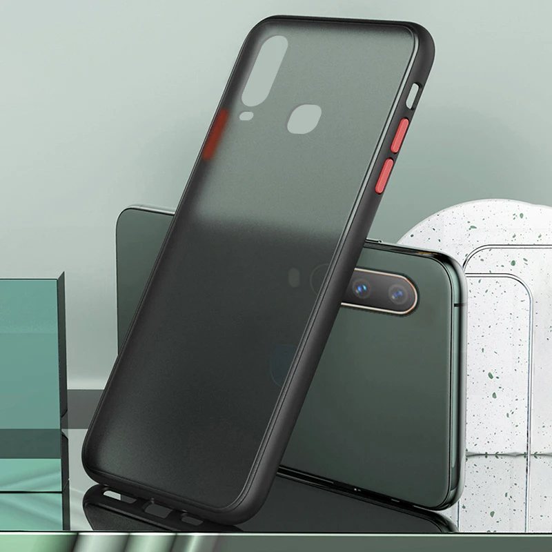 

TPU Frame Bumper Matte PC Hard Shockproof Cell Phone Case For Itel A56 A16 A33