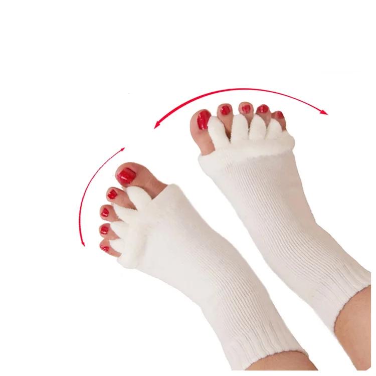 

Wholesale Custom Massage Yoga Toe Anti-slip Women Yoga Socks With Five Fingers Yoga Antislip Socks, 12 color