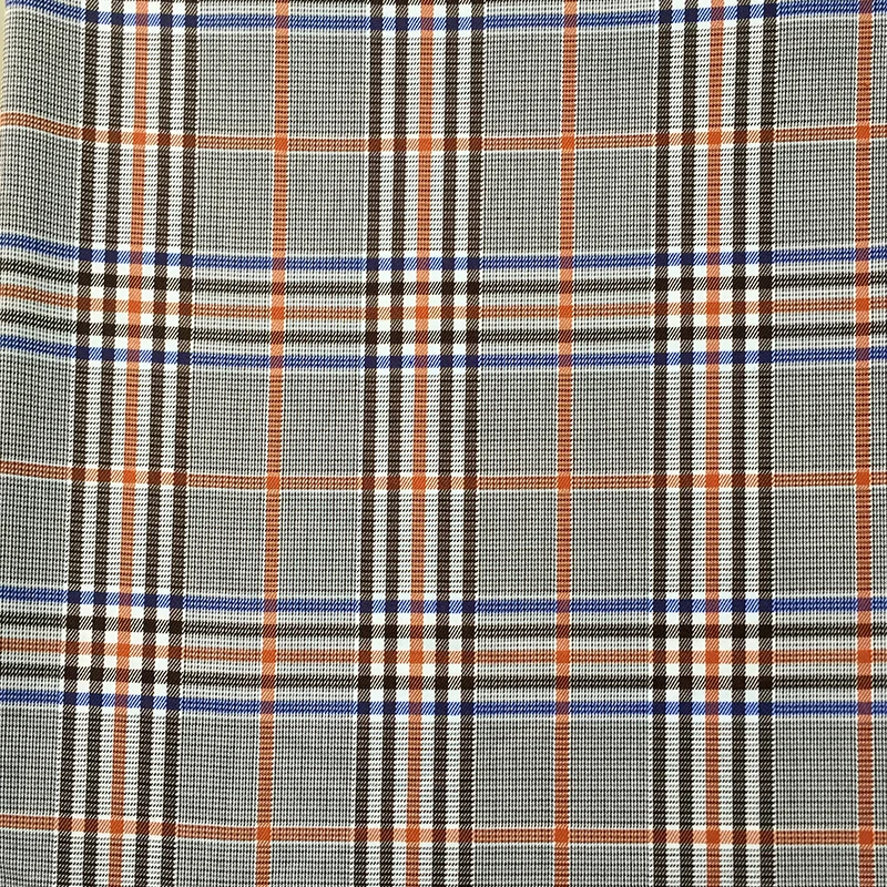 
PARISS fabric supplier polyester woven plaid suit fabric men for wholesale 