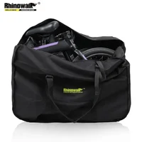 

Rhinowalk 20 Inch Folding Bike Carry Bag Portable Bicycle Carry Bag Cycling Bike Transport Case Travel Bicycle Accessories