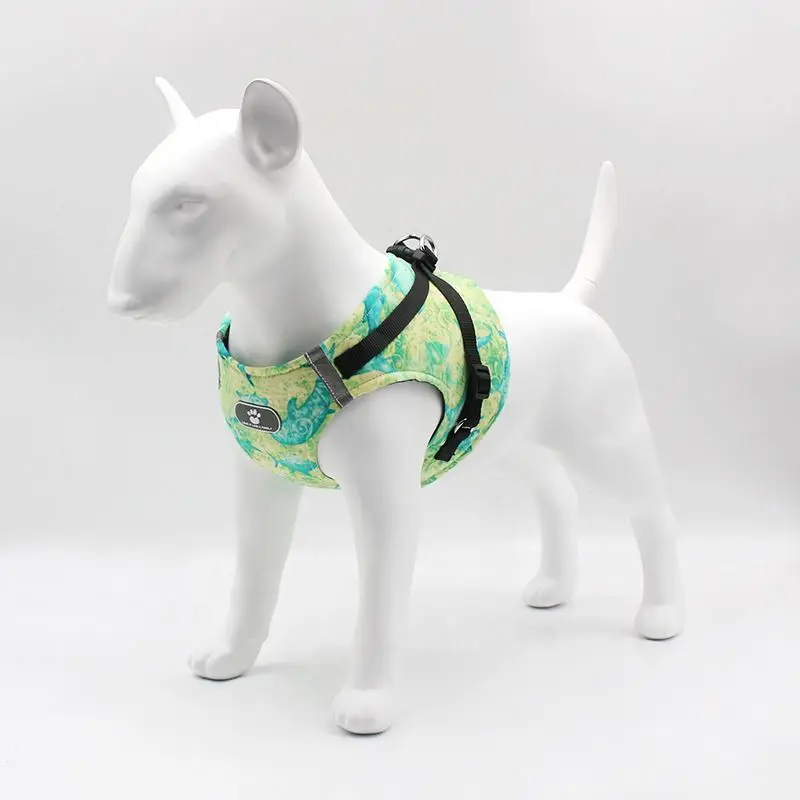 

LOW MOQ dog floating vest heavy duty nylon dog harness dog harness set custom, Picture shows