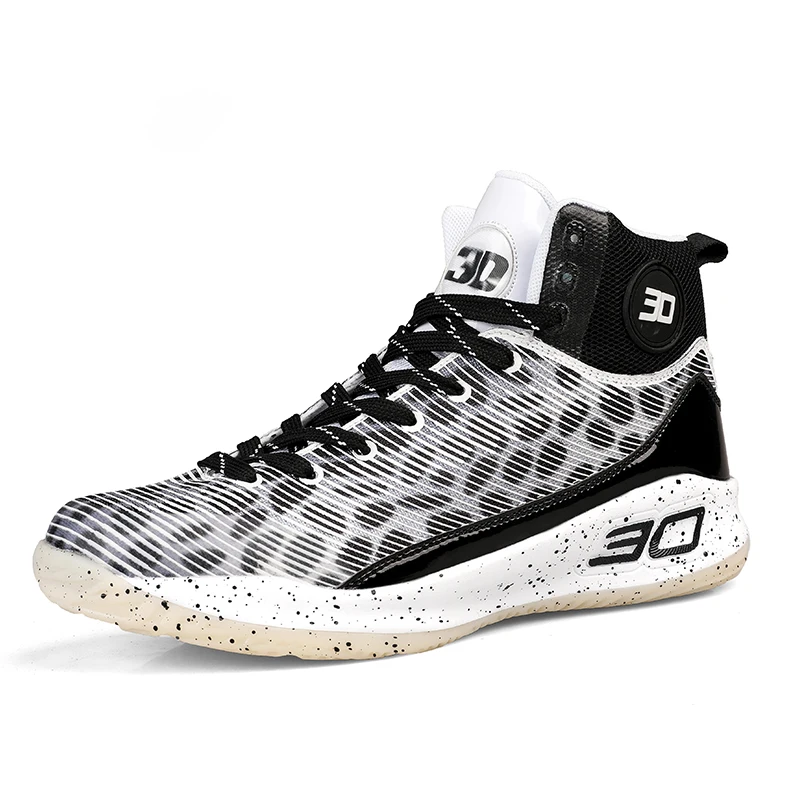 

Hot Sale Fashion Popular Sneakers Light Weight Sports Shoes For Men Breathable Comfortable Basketball shoes