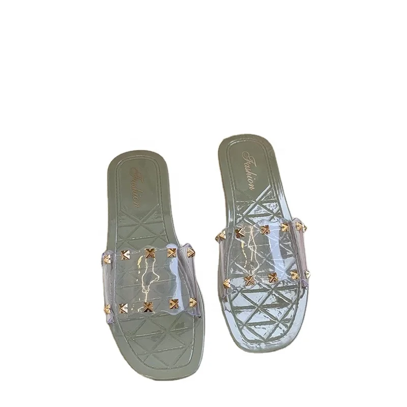 

Wholesale Rivet Summer slippers Ladies Slide And Sandals Women's Slippers