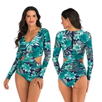 

Wholesale Flower Print Custom Girl Beach Wear Swimwear Bikini