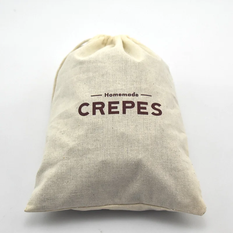 

Customized Large Cotton Drawstring Shoe Dust Bag, Natural