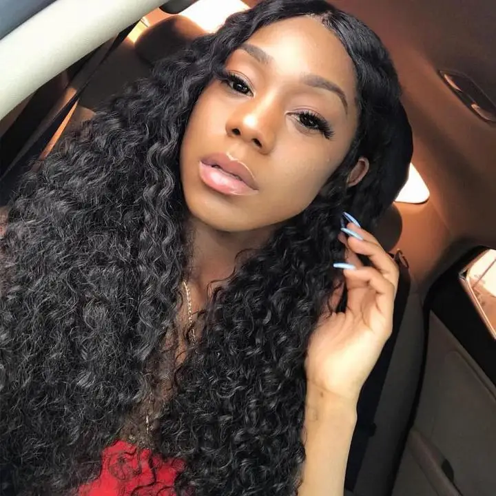 

Msbeauty Wholesale Brazilian Human Hair Lace Front Wig Curly Virgin Human Hair Lace Wig For Black Women Pre Pluck With Baby Hair