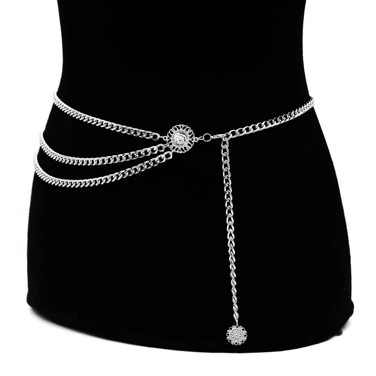 

Latest Fancy Beads Belly Chain Waist Fashion Retro Sexy Hipster Body Alloy Belt to Show Off the Waist, Picture