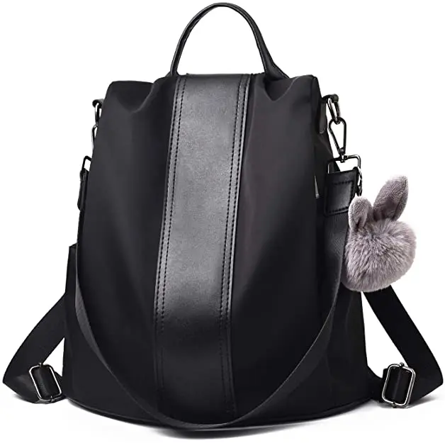 

Qetesh Hot Sell Women Military Backpacks Ladies Rucksack Waterproof Nylon School Bags