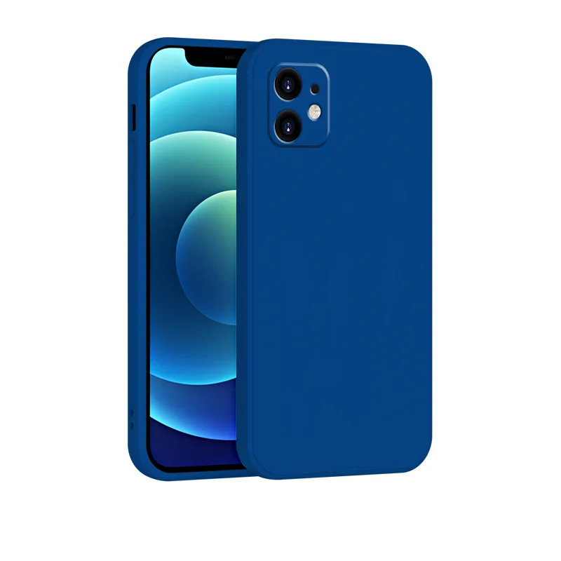

360 full Lens Protection Phone Cover TPU Silicone Case For iPhone 13 12 11 pro max s, Multi color