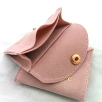 

Small Velvet Pouch Bag Luxury Envelope Suede Jewelry Pouch for earrings Mini Pink Velvet Pouch