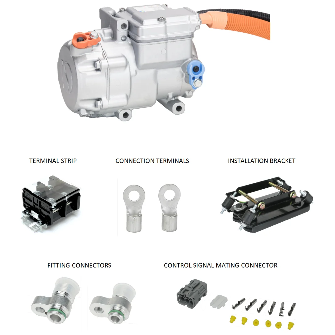 

12v 14cc dc air conditioner R404a R452a R407c compressor for cars universal type automotive electric ac compressor manufacture