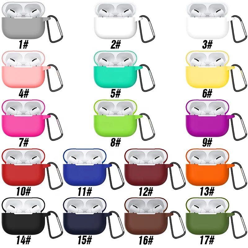 

For Airpods Pro 3 Case Silicone Cover Case Wireless for AirPods Pro Protective Earphone Cover, Multi colors