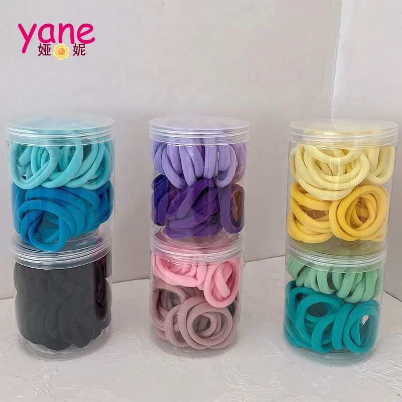 

Candy color head rope hair ring high elastic rubber band hair rope for girl