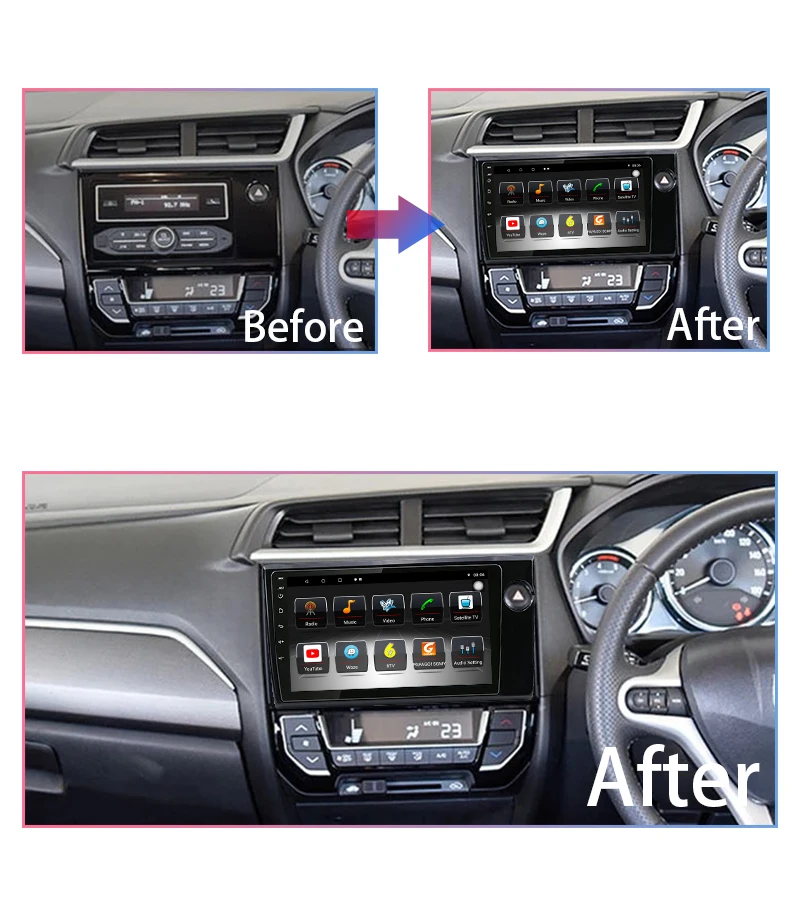 Android Car Dvd Radio Gps Multimedia System Car Stereo Player For Honda