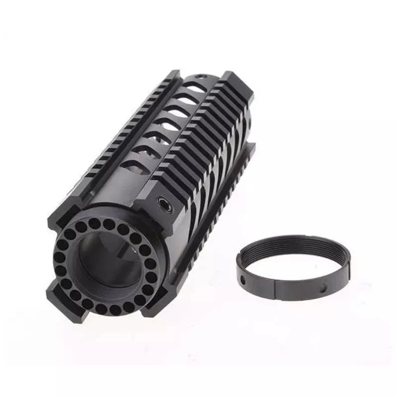 

Standard Barrel Nut with Steel Jam Nut Ring for Free Float Quad Rail Handguard .223/5.56, Black