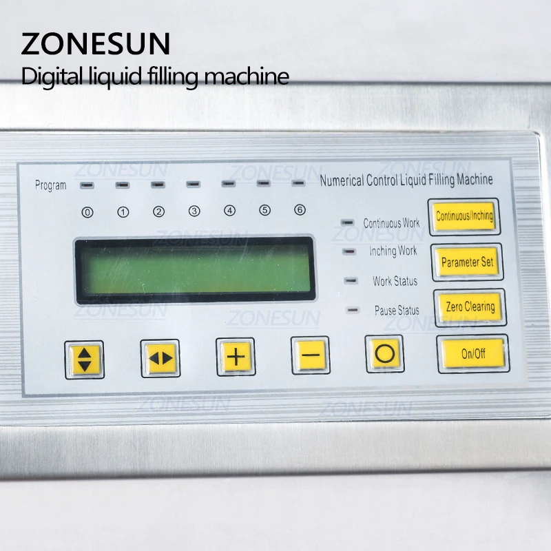 
ZONESUN 220V OR 110V GFK-160 Digital Control Liquid Filling Machine Small Portable Electric Liquid Water Filling Machine Supply 