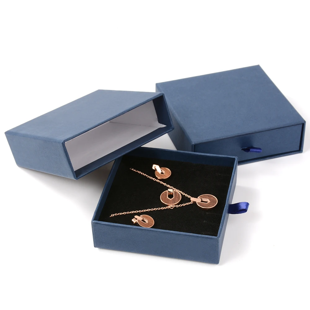 

High Quality 316L Rose Gold Stainless Steel Women Jewelry Sets Wood Pendant Factory Price Earring Bracelet Women Necklaces