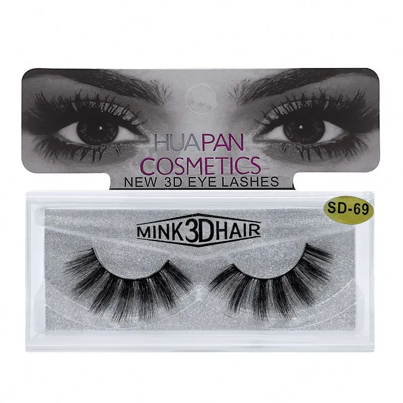 

new fashion Stainless steel lashes Real 3D mink real mink eyelash extension Faux Mink Eyelashes, Natural black mink eyelashes