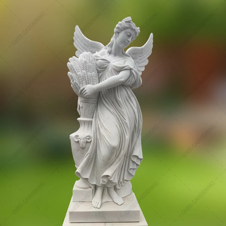 

White marble handmade in Europe mythological characters garden