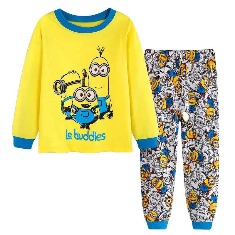 

kids pajamas set long sleeve pyjama two-piece pyjama set boy's sleepwear kids pajamas