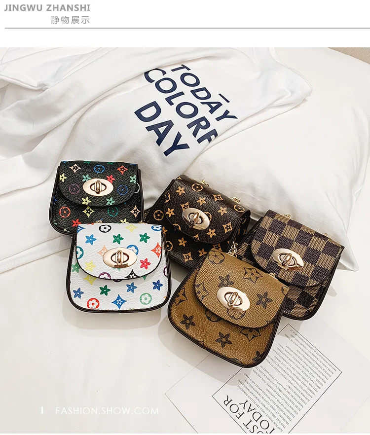 

2020 new Korean children's bag Cute Princess purse bag fashion kids Messenger Bag Girl's, 5 colors