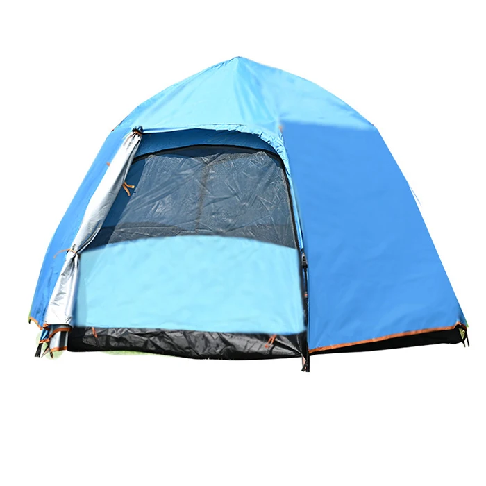 

Automation outdoor breathable net cute children large capacity light family portable folding party tents, Blue, orange