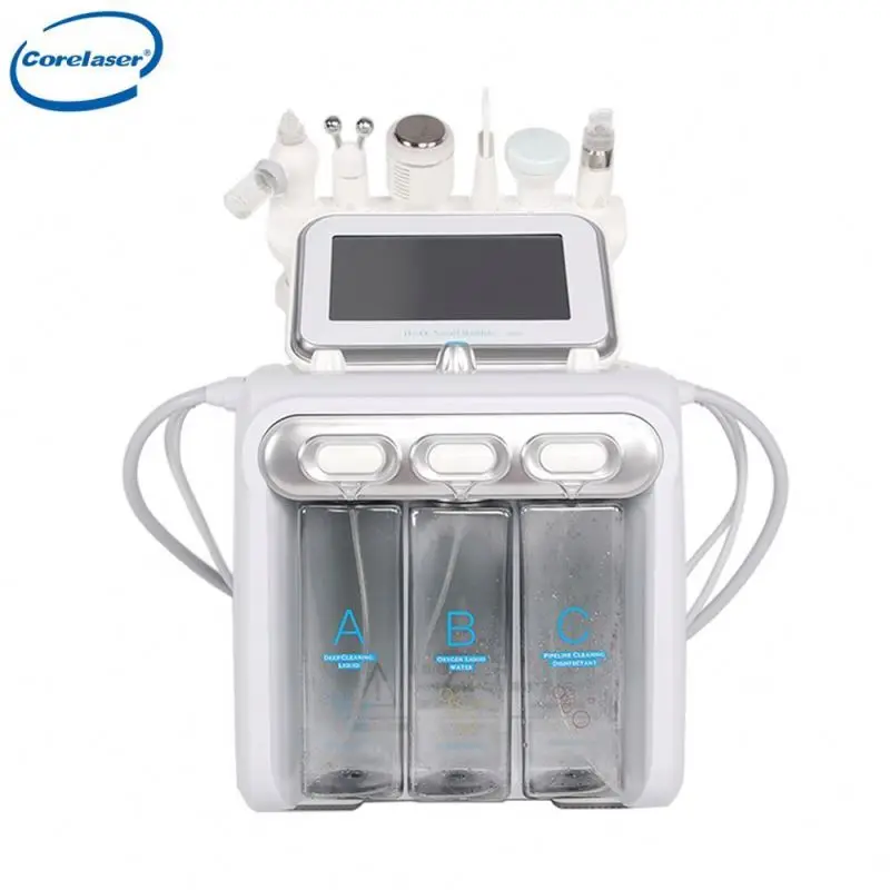 

mini 6 in 1 oxyjet facial machine, White